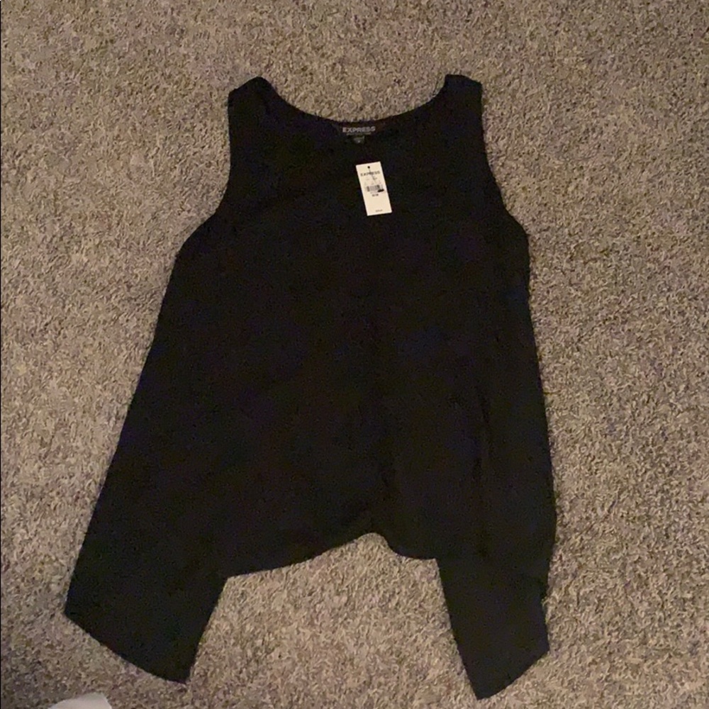 Black tank top